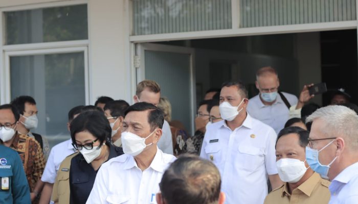 Sejumlah Menteri Tinjau Proyek PLTSa di Bantargebang