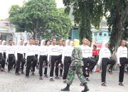 Semangat Personel Kodim 0507/Bekasi dan Paskibraka Berlatih untuk Puncak HUT RI Ke-78