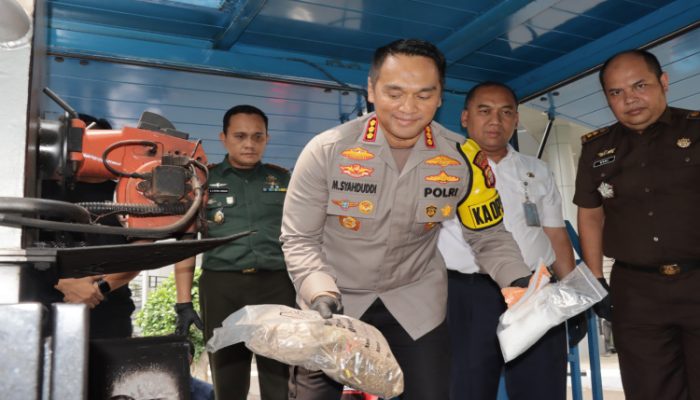 Narkoba Senilai 12 Miliar Dimusnahkan Polres Jakarta Barat