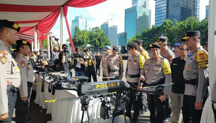 4.744 Personel Polda Metro Jaya Dikerahkan Kawal TPS di Jakarta saat Pencoblosan