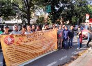 Demo DPP PDIP, Masa Desak Ketum Pecat Kadernya di Kabupaten Bekasi Yang Diduga Terlibat Narkoba