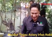 Menhut Raja Juli Sambangi Aviary Irfan Hakim