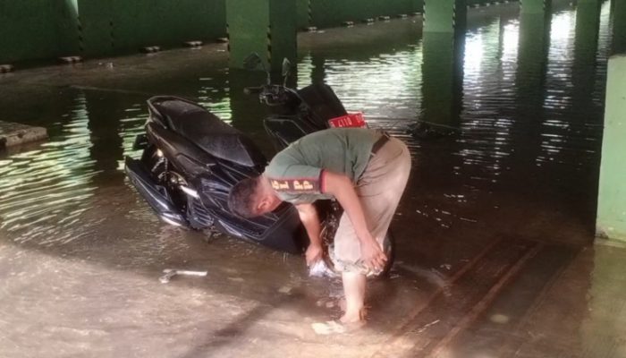 Anggaran Miliaran, Kenapa Banjir Masih Rendam Areal Parkir Basement Stadion Patriot Chandrabhaga?