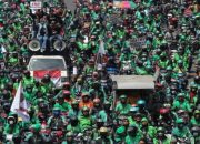 Serentak, Layanan Ojol Demo Dan Lumpuh: Ribuan Driver Tuntut Keadilan Tarif