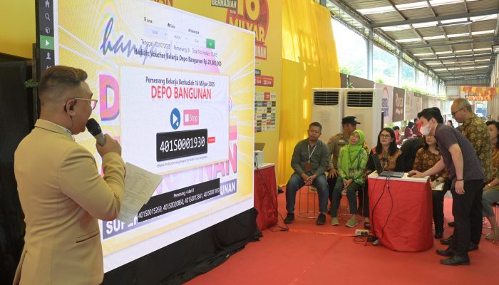 Penarikan Undian Rp16 Miliar di Depo Bangunan Tahap Pertama, Berlimpah Hadiah