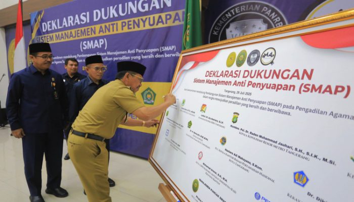 Walkot Tangerang Harap Sistem Management Anti Penyuapan Jadi Aksi Nyata Bukan Seremoni
