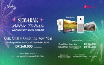 Vasaka Hotel Jakarta Rayakan Malam Tahun Baru dengan “Wanderer Years Ahead, Barbeque Under The Sky”