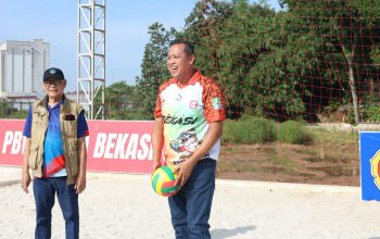 Kejurkot U-15 Voli Pasir Digelar, Wali Kota Bekasi Harapkan Lahir Bibit Atlet Muda Berprestasi
