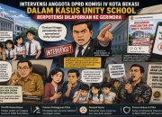 Intervensi Anggota DPRD Komisi IV Kota Bekasi Dalam Kasus Unity School Berpotensi Dilaporkan Ke Gerindra