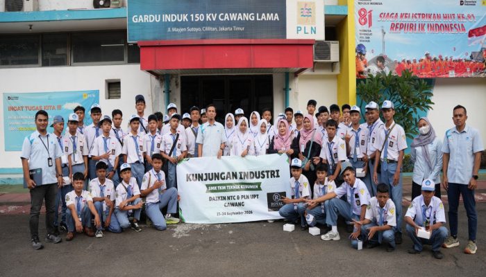 Sinergi Pendidikan dan Industri, PLN UPT Cawang Buka Wawasan Siswa Tentang Dunia Kerja